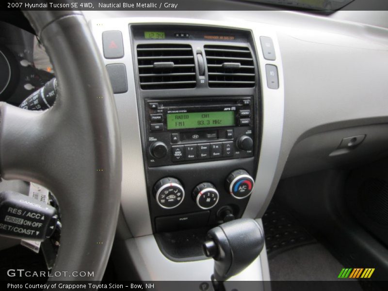 Nautical Blue Metallic / Gray 2007 Hyundai Tucson SE 4WD
