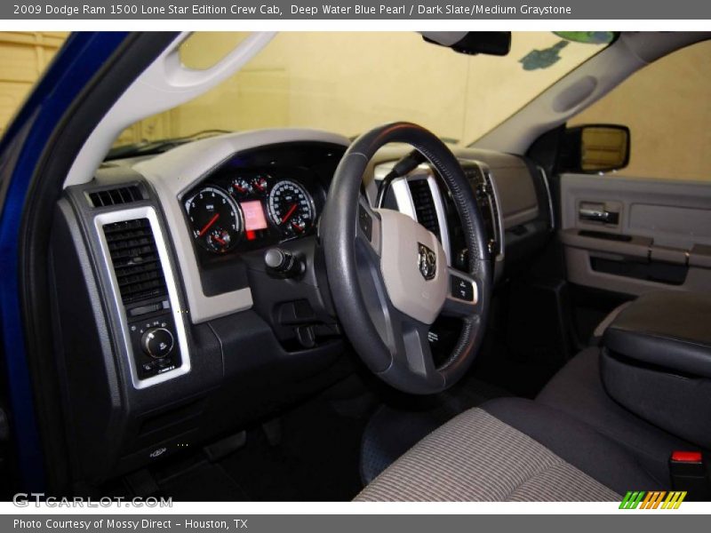 Deep Water Blue Pearl / Dark Slate/Medium Graystone 2009 Dodge Ram 1500 Lone Star Edition Crew Cab