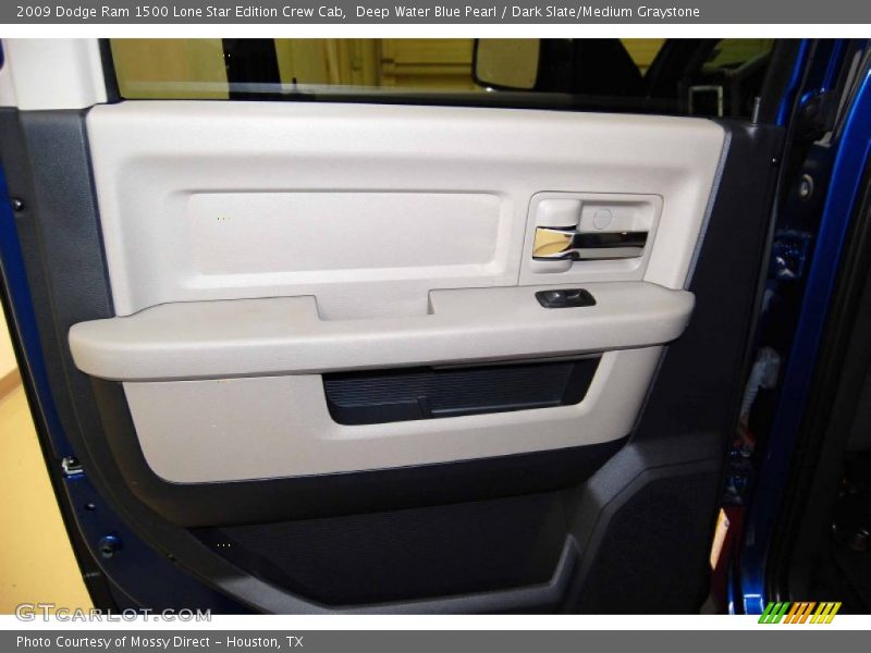 Deep Water Blue Pearl / Dark Slate/Medium Graystone 2009 Dodge Ram 1500 Lone Star Edition Crew Cab