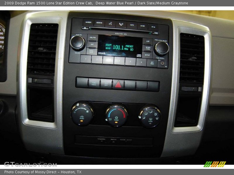 Deep Water Blue Pearl / Dark Slate/Medium Graystone 2009 Dodge Ram 1500 Lone Star Edition Crew Cab