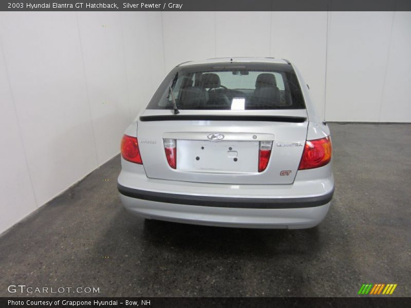 Silver Pewter / Gray 2003 Hyundai Elantra GT Hatchback