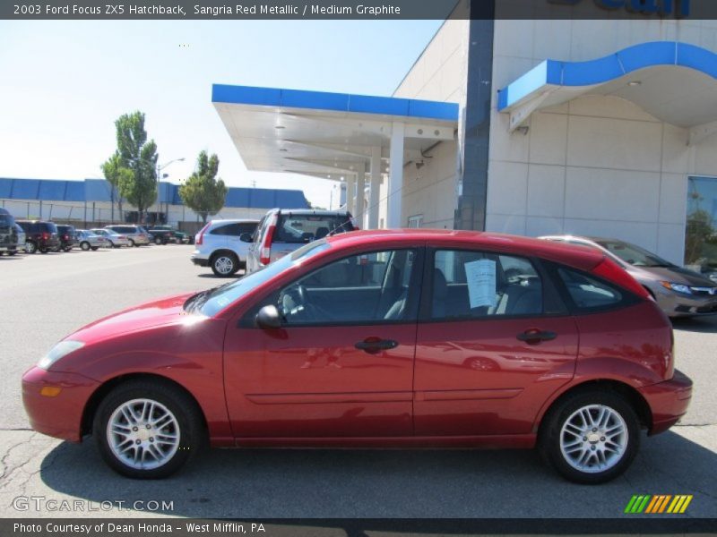 Sangria Red Metallic / Medium Graphite 2003 Ford Focus ZX5 Hatchback