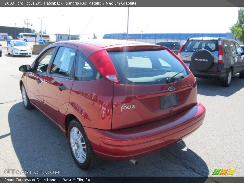 Sangria Red Metallic / Medium Graphite 2003 Ford Focus ZX5 Hatchback