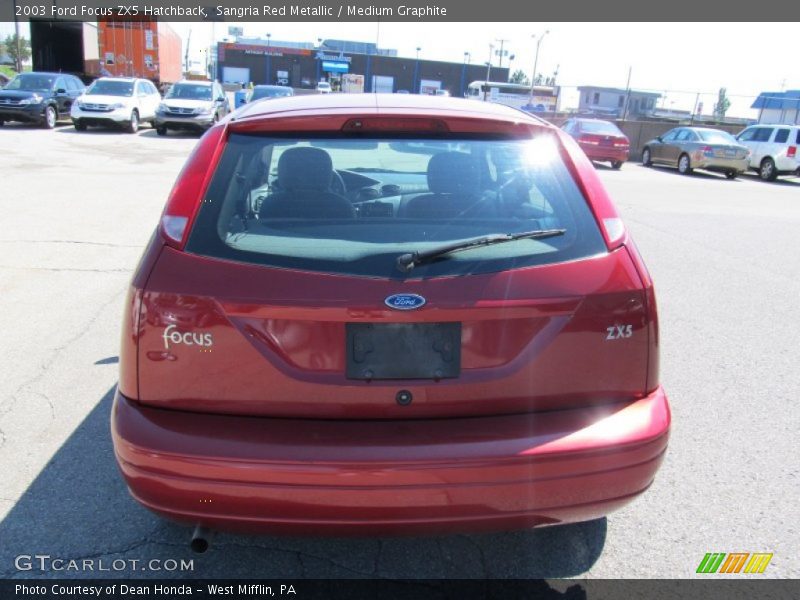 Sangria Red Metallic / Medium Graphite 2003 Ford Focus ZX5 Hatchback