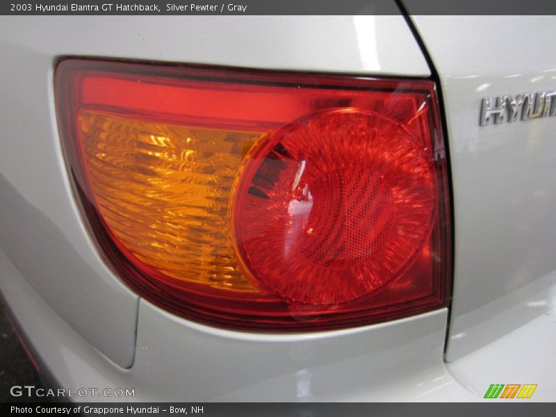 Silver Pewter / Gray 2003 Hyundai Elantra GT Hatchback