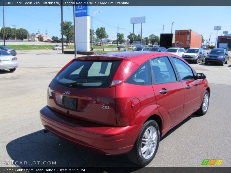 Sangria Red Metallic / Medium Graphite 2003 Ford Focus ZX5 Hatchback