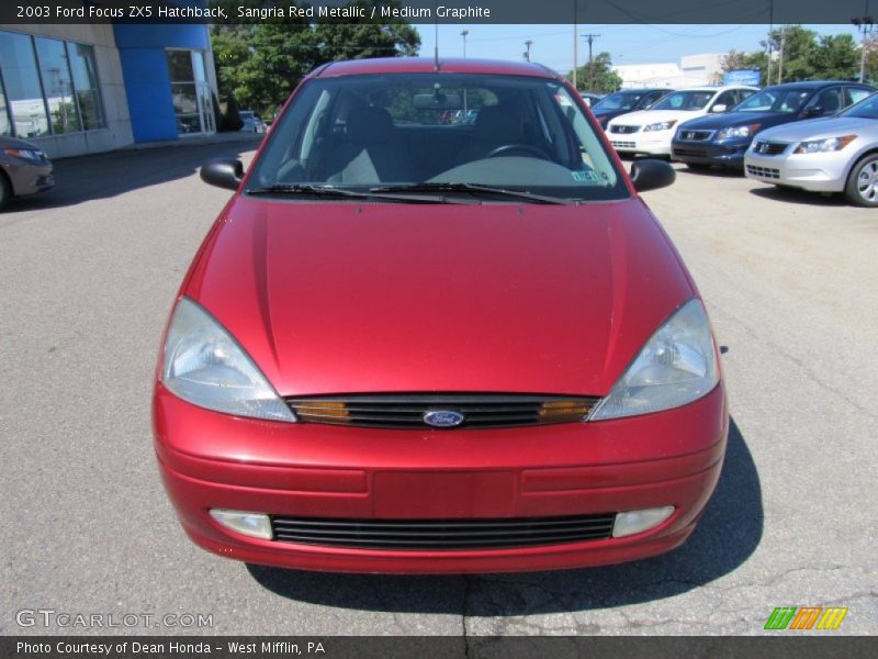Sangria Red Metallic / Medium Graphite 2003 Ford Focus ZX5 Hatchback