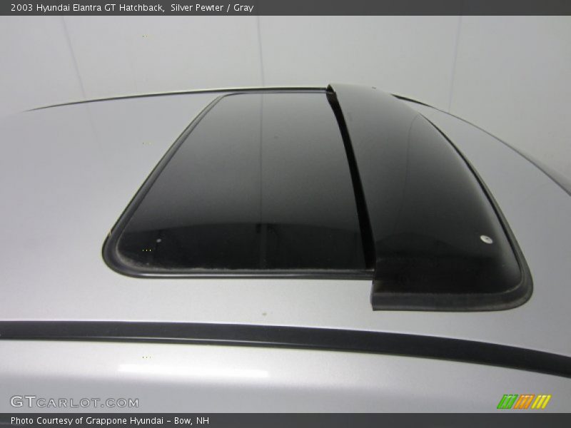 Silver Pewter / Gray 2003 Hyundai Elantra GT Hatchback