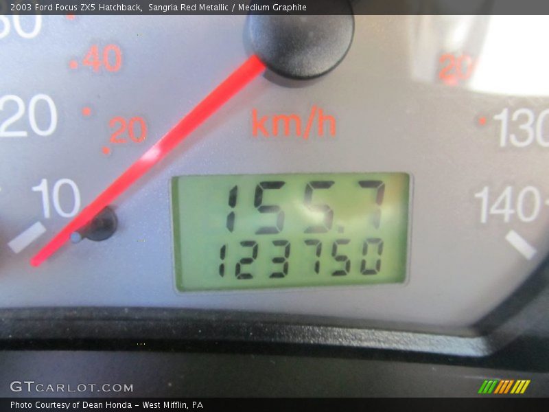 Sangria Red Metallic / Medium Graphite 2003 Ford Focus ZX5 Hatchback