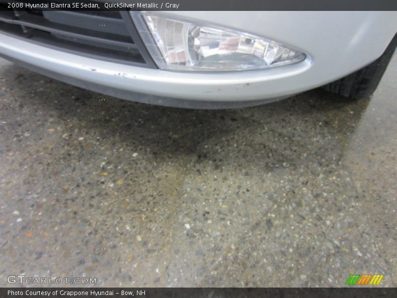 QuickSilver Metallic / Gray 2008 Hyundai Elantra SE Sedan