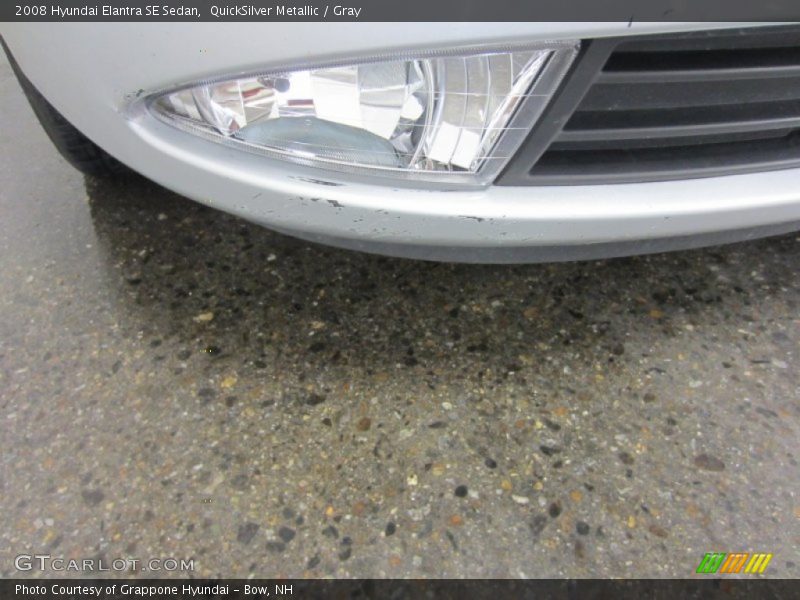 QuickSilver Metallic / Gray 2008 Hyundai Elantra SE Sedan