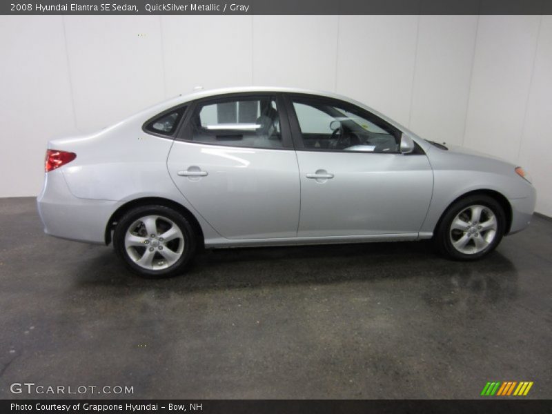 QuickSilver Metallic / Gray 2008 Hyundai Elantra SE Sedan