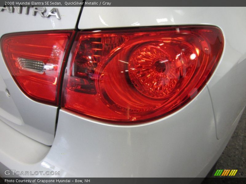 QuickSilver Metallic / Gray 2008 Hyundai Elantra SE Sedan