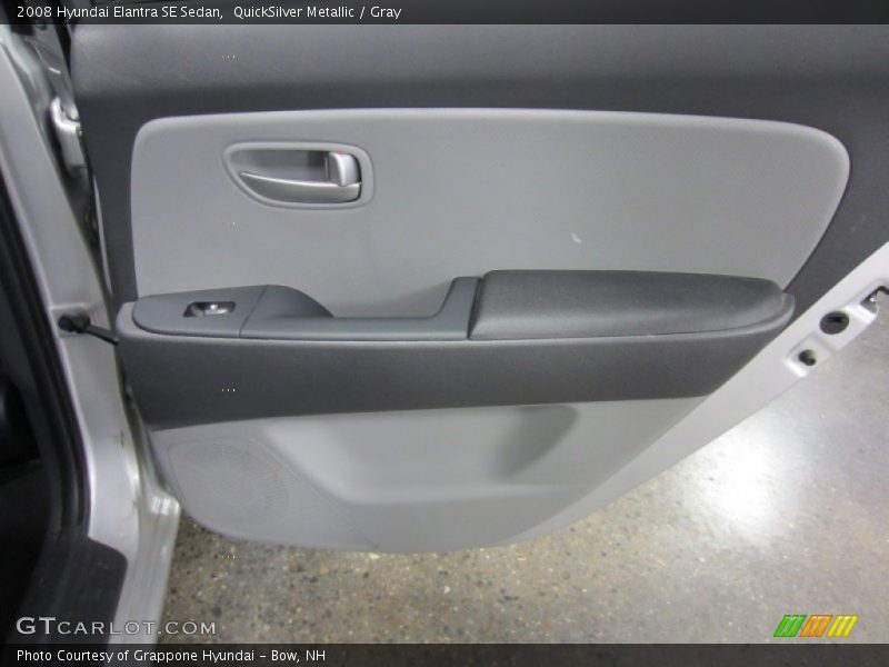 QuickSilver Metallic / Gray 2008 Hyundai Elantra SE Sedan