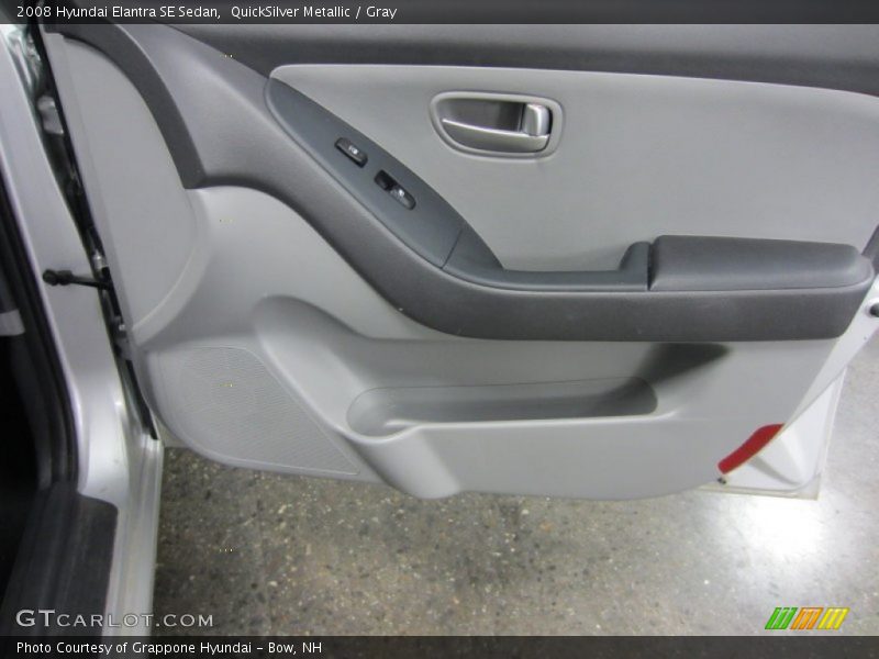 QuickSilver Metallic / Gray 2008 Hyundai Elantra SE Sedan