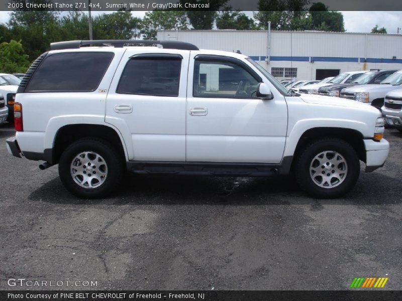 Summit White / Gray/Dark Charcoal 2003 Chevrolet Tahoe Z71 4x4