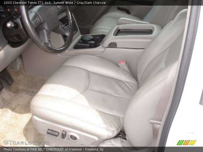 Summit White / Gray/Dark Charcoal 2003 Chevrolet Tahoe Z71 4x4