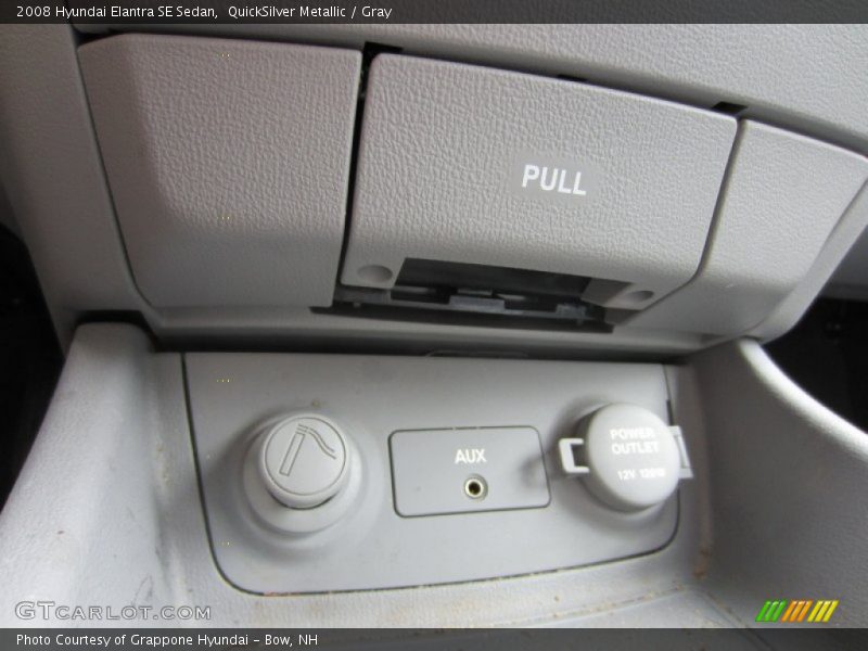 QuickSilver Metallic / Gray 2008 Hyundai Elantra SE Sedan