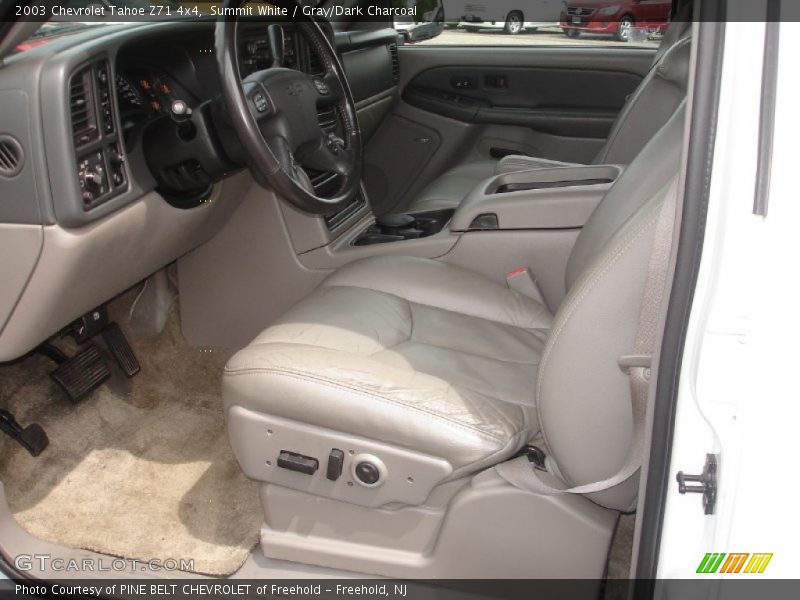 Summit White / Gray/Dark Charcoal 2003 Chevrolet Tahoe Z71 4x4