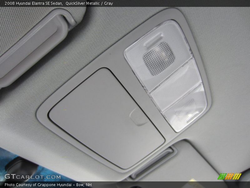 QuickSilver Metallic / Gray 2008 Hyundai Elantra SE Sedan