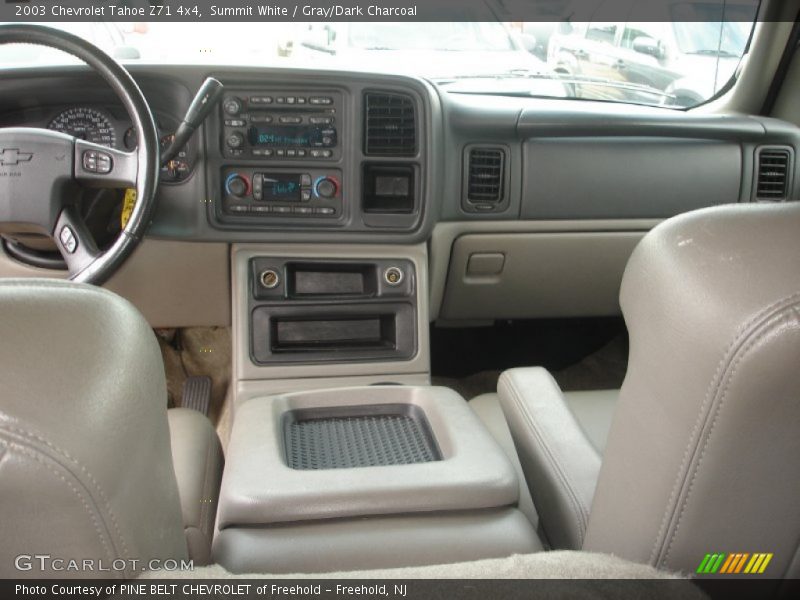 Summit White / Gray/Dark Charcoal 2003 Chevrolet Tahoe Z71 4x4
