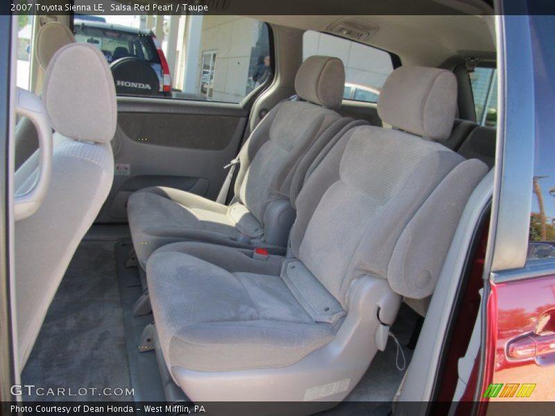 Salsa Red Pearl / Taupe 2007 Toyota Sienna LE