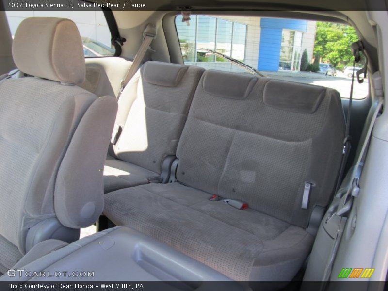 Salsa Red Pearl / Taupe 2007 Toyota Sienna LE