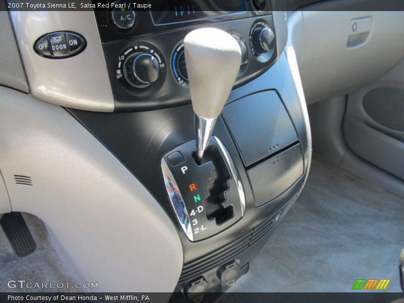 Salsa Red Pearl / Taupe 2007 Toyota Sienna LE