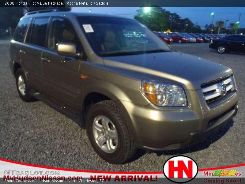 Mocha Metallic / Saddle 2008 Honda Pilot Value Package