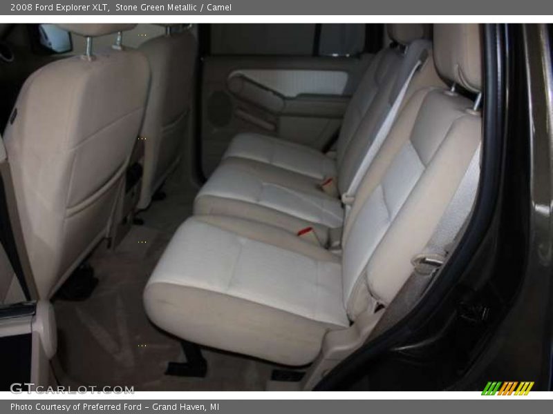 Stone Green Metallic / Camel 2008 Ford Explorer XLT
