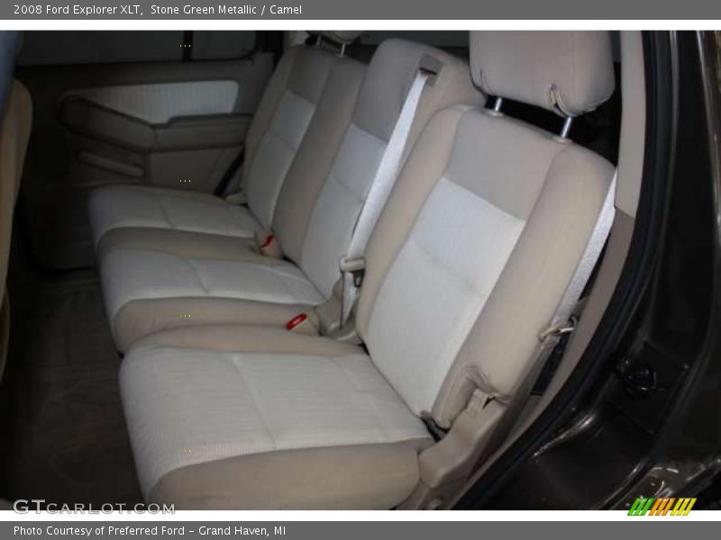 Stone Green Metallic / Camel 2008 Ford Explorer XLT