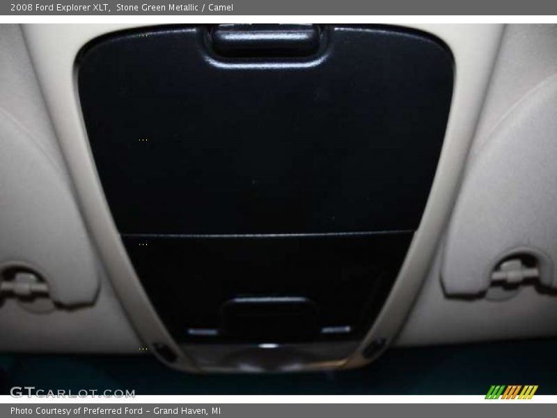 Stone Green Metallic / Camel 2008 Ford Explorer XLT