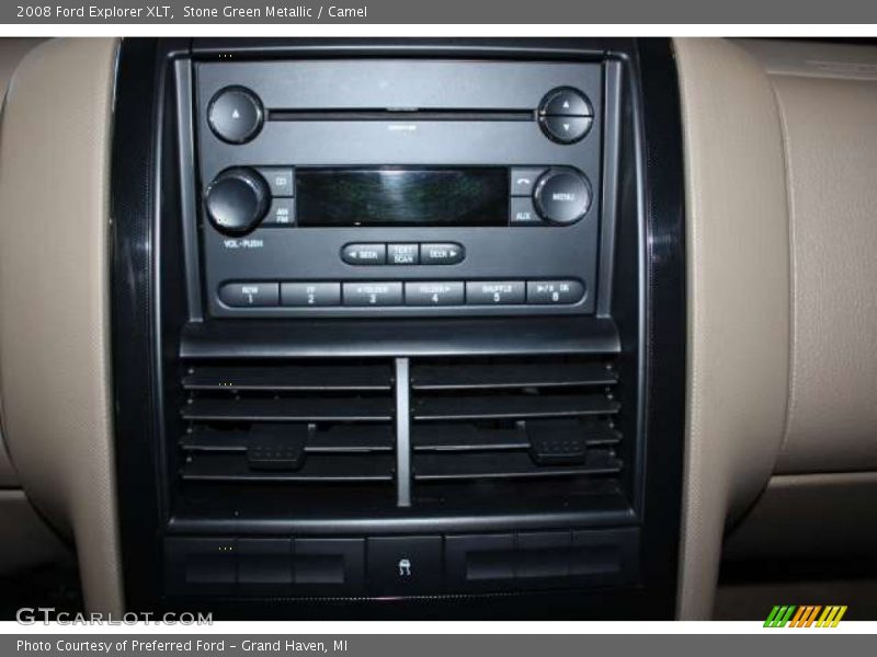 Stone Green Metallic / Camel 2008 Ford Explorer XLT