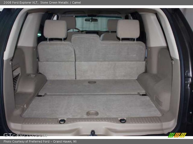 Stone Green Metallic / Camel 2008 Ford Explorer XLT