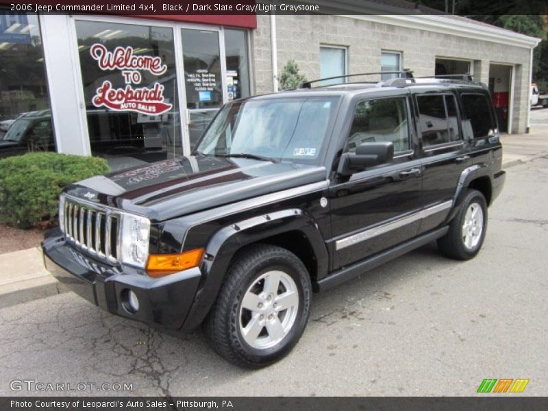 Black / Dark Slate Gray/Light Graystone 2006 Jeep Commander Limited 4x4