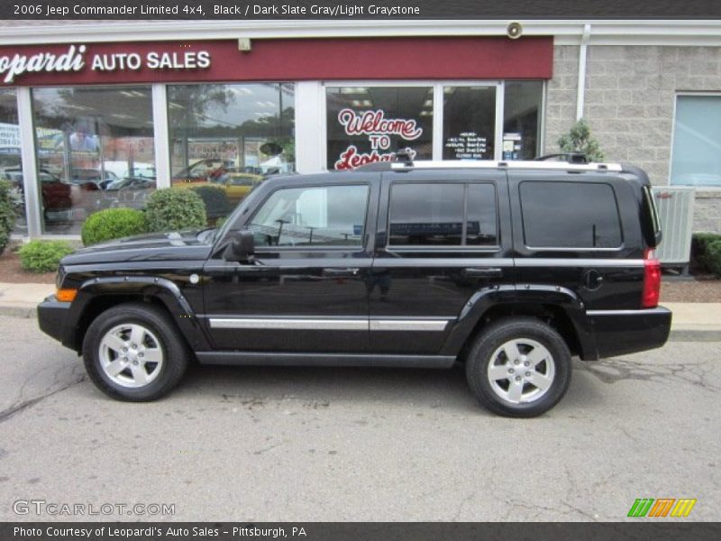 Black / Dark Slate Gray/Light Graystone 2006 Jeep Commander Limited 4x4