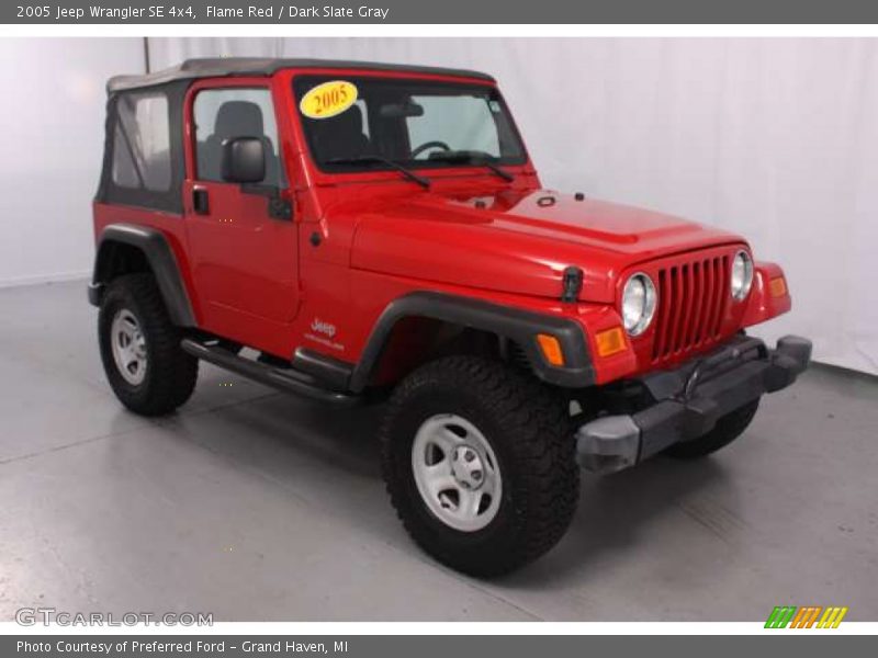 Flame Red / Dark Slate Gray 2005 Jeep Wrangler SE 4x4