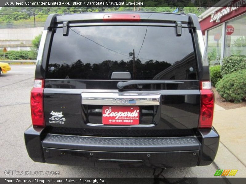 Black / Dark Slate Gray/Light Graystone 2006 Jeep Commander Limited 4x4