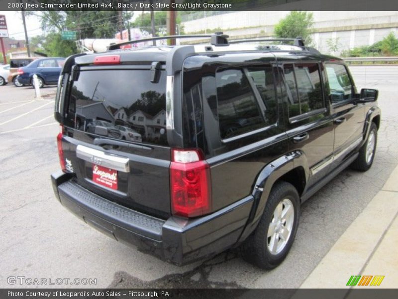 Black / Dark Slate Gray/Light Graystone 2006 Jeep Commander Limited 4x4