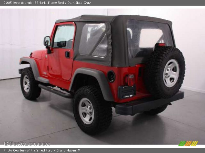 Flame Red / Dark Slate Gray 2005 Jeep Wrangler SE 4x4