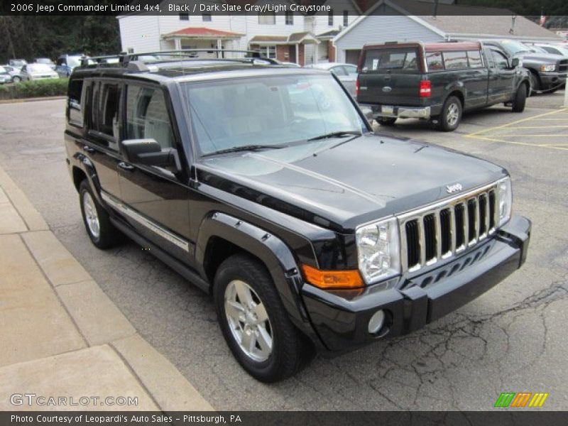 Black / Dark Slate Gray/Light Graystone 2006 Jeep Commander Limited 4x4