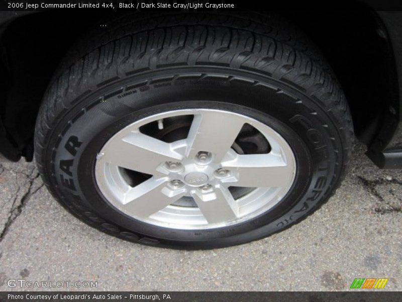 Black / Dark Slate Gray/Light Graystone 2006 Jeep Commander Limited 4x4