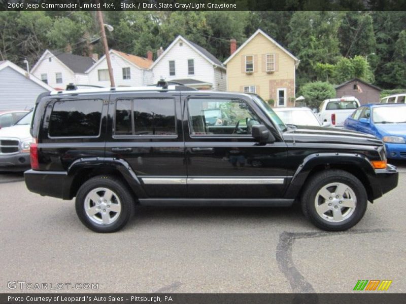 Black / Dark Slate Gray/Light Graystone 2006 Jeep Commander Limited 4x4