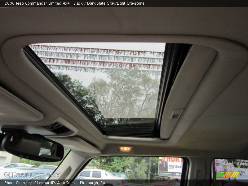Black / Dark Slate Gray/Light Graystone 2006 Jeep Commander Limited 4x4