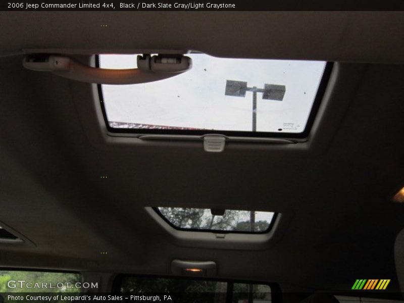 Black / Dark Slate Gray/Light Graystone 2006 Jeep Commander Limited 4x4