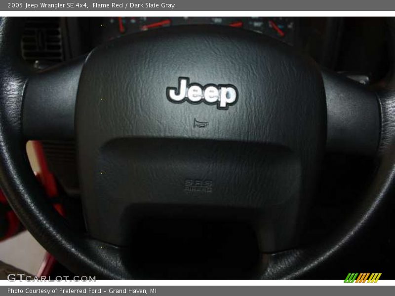 Flame Red / Dark Slate Gray 2005 Jeep Wrangler SE 4x4