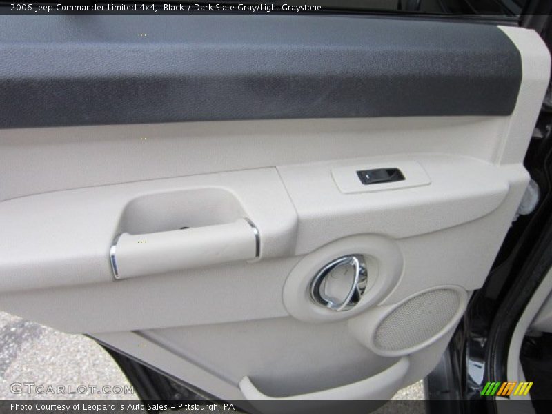 Black / Dark Slate Gray/Light Graystone 2006 Jeep Commander Limited 4x4