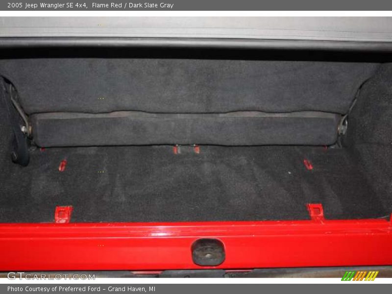 Flame Red / Dark Slate Gray 2005 Jeep Wrangler SE 4x4