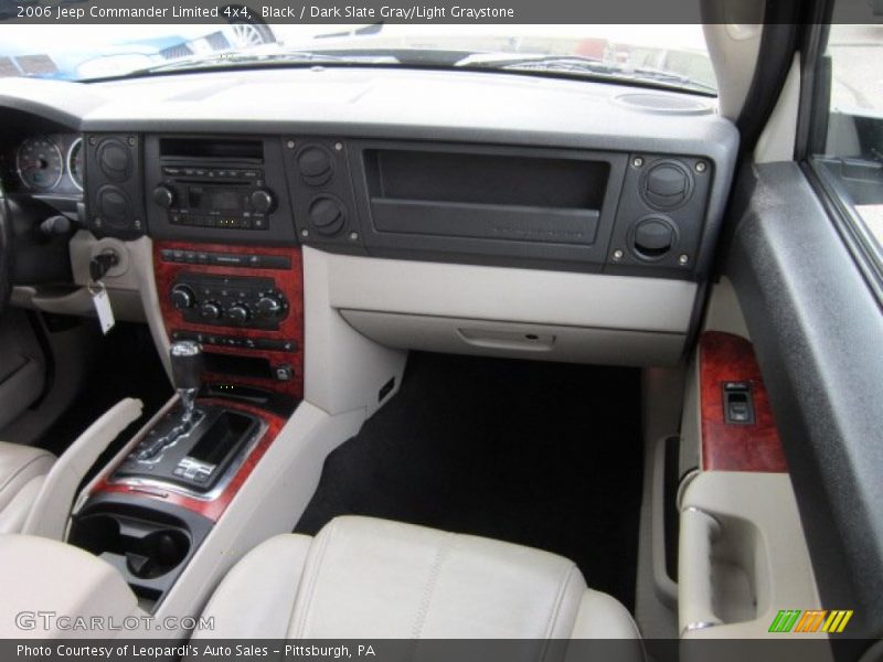 Black / Dark Slate Gray/Light Graystone 2006 Jeep Commander Limited 4x4