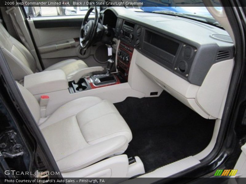 Black / Dark Slate Gray/Light Graystone 2006 Jeep Commander Limited 4x4